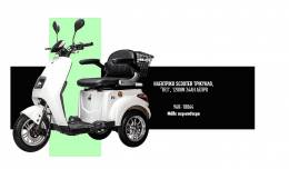 ΗΛΕΚΤΡΙΚΟ SCOOTER ΤΡΙΚΥΚΛΟ, "TR3", 1200W 24AH ΑΣΠΡΟ